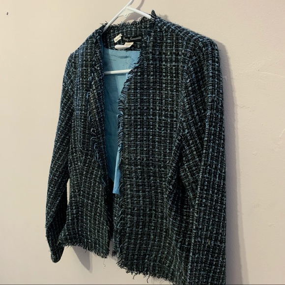 🧡3/$30 Blue light weight jacket blazer | Size 6 - Picture 4 of 10